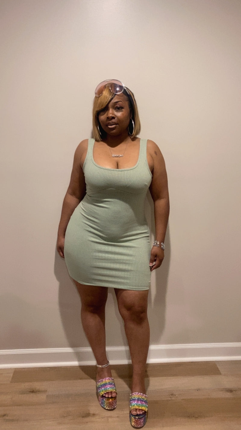 Girly Girl Dress (Mint)