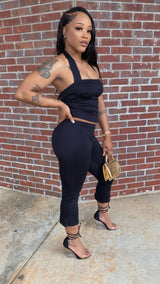 Jazzy Halter Set (Black)