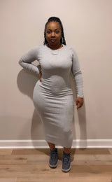 Ms. Body Dress (Grey)