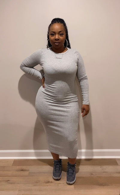 Ms. Body Dress (Grey)