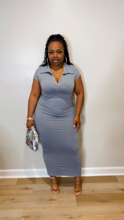 Maxi Max Dress (Dark Gray)