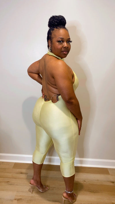 Mia Mya Jumpsuit (Yellow)