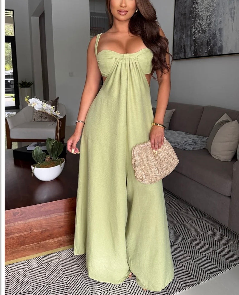 Dolly Jumpsuit (Sage)