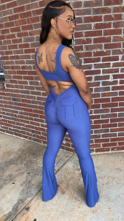 Denim Blue Jumpsuit