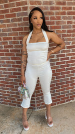 Jazzy Halter Set (White)