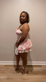 Lotus Skirt Set (Pink)
