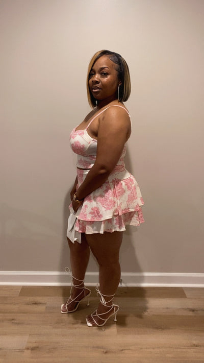 Lotus Skirt Set (Pink)