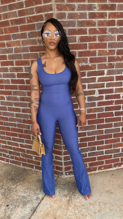 Denim Blue Jumpsuit