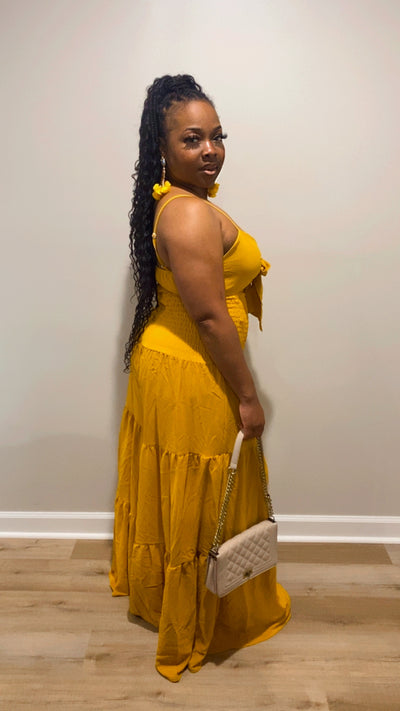 Lily Jumpsuit (Mustard)