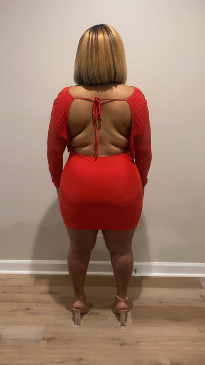 Victoria Dress (Red)