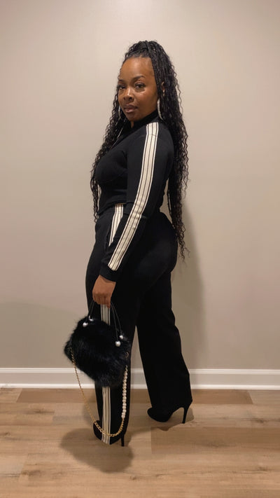 Corset Pants Set (Black)