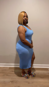 Spring It Dress (Sky)