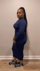 Ms. Body Dress (Navy)