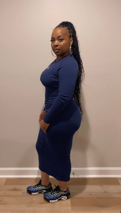 Ms. Body Dress (Navy)