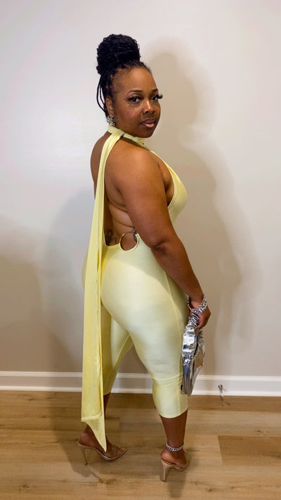 Mia Mya Jumpsuit (Yellow)