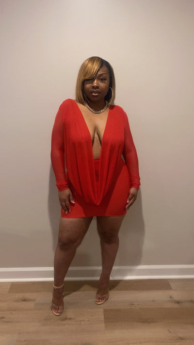 Victoria Dress (Red)