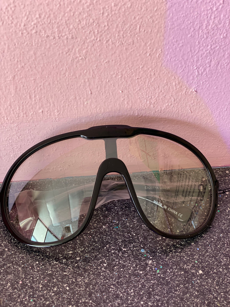 Sunglasses (Black/Clear)