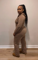 So Hood Jogger Set (Mocha)