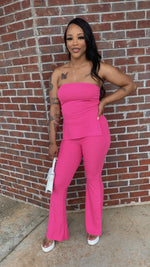 Ribbed Tube Set (Fuchsia)