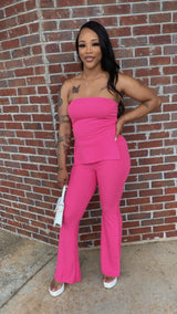 Ribbed Tube Set (Fuchsia)