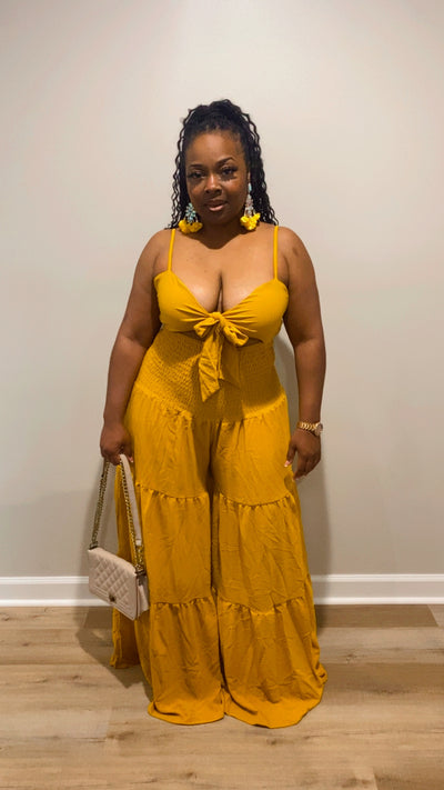 Lily Jumpsuit (Mustard)