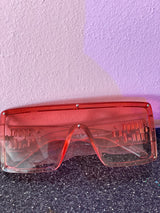 Sunglasses (Clear/Red)