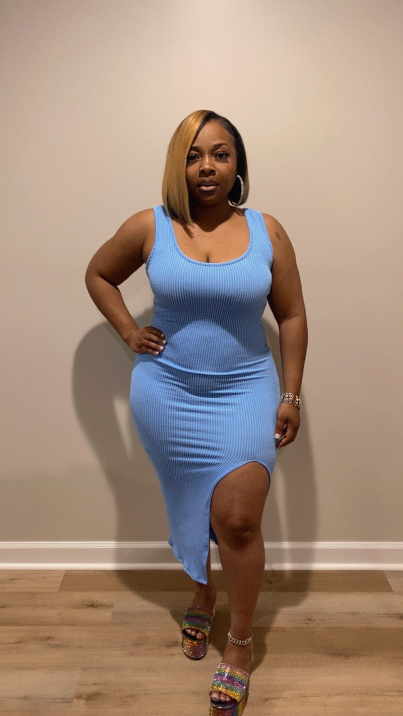 Spring It Dress (Sky)