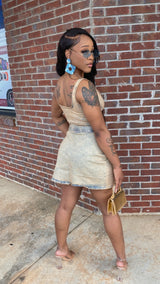 Denim Split Set