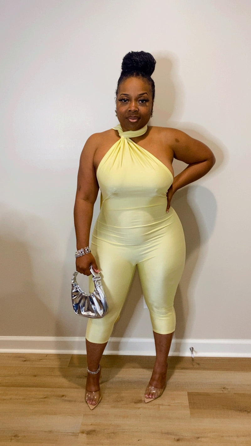 Mia Mya Jumpsuit (Yellow)