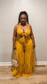 Lily Jumpsuit (Mustard)