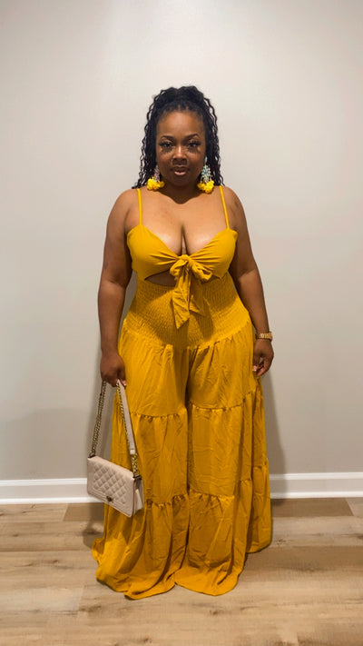Lily Jumpsuit (Mustard)