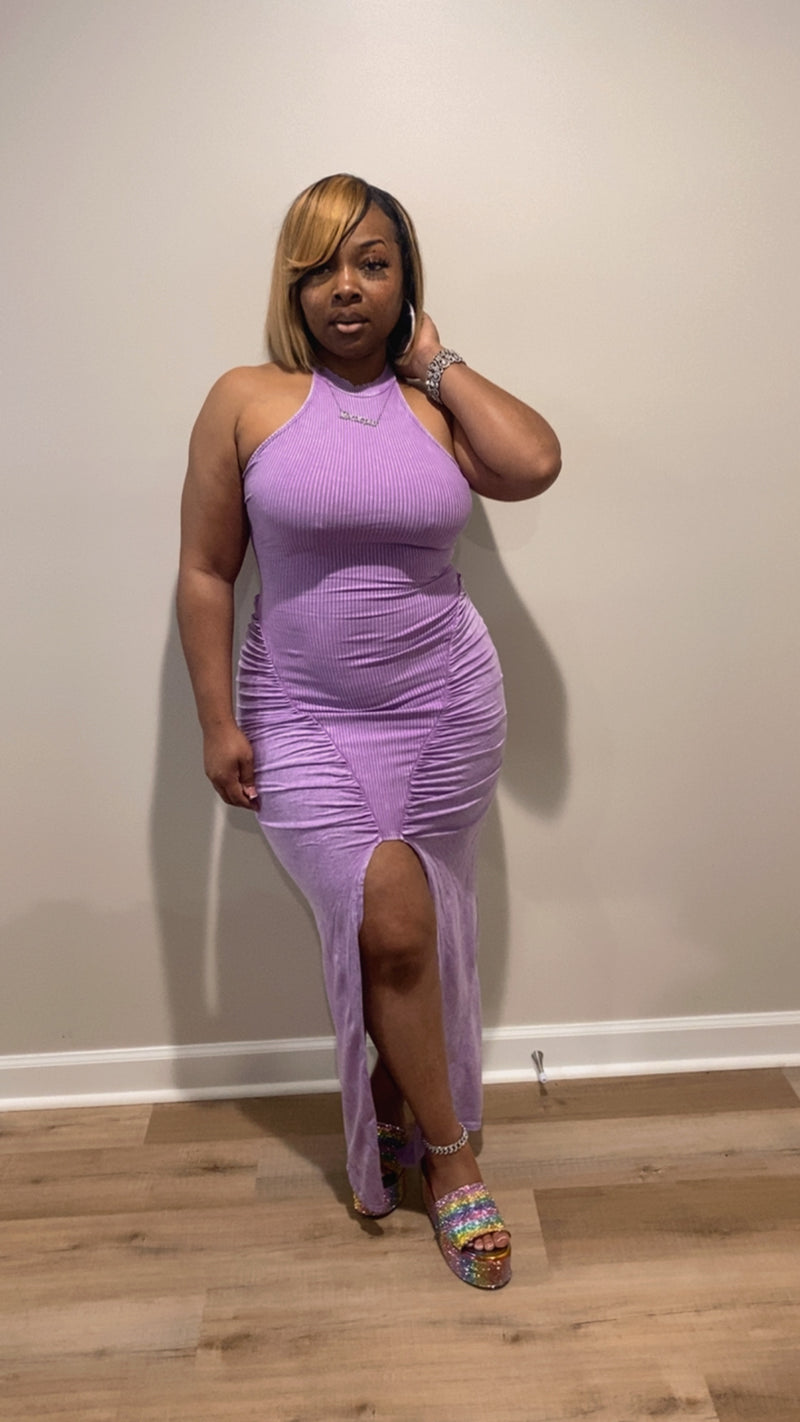 Nina Maxi Dress (Lavender)