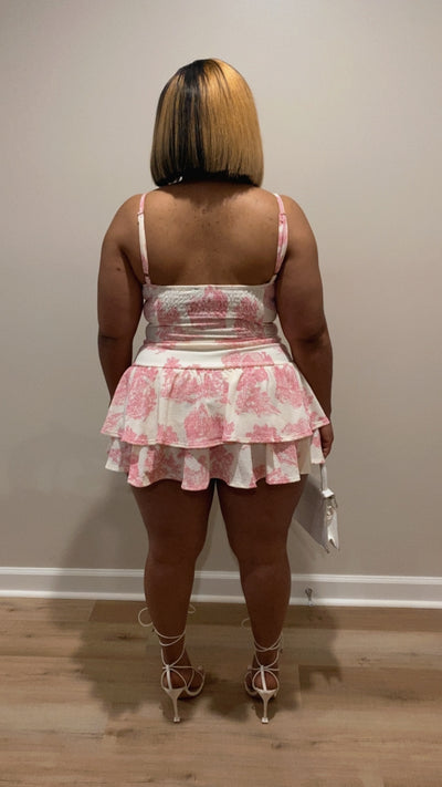 Lotus Skirt Set (Pink)