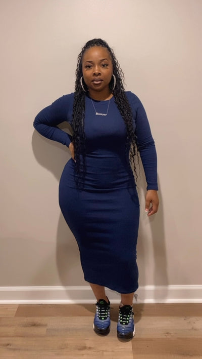 Ms. Body Dress (Navy)