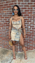 Denim Split Set