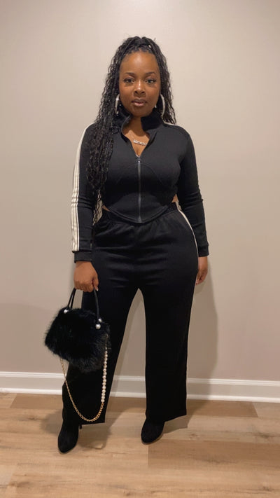 Corset Pants Set (Black)