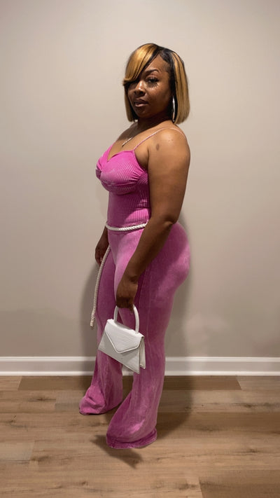 Daisy Jumpsuit (Pink)