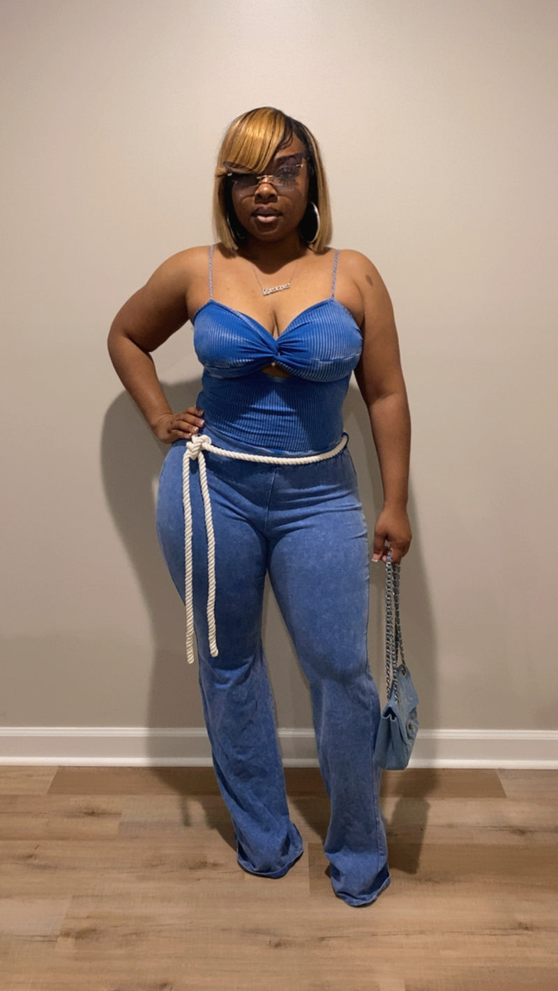 Daisy Jumpsuit (Blue)