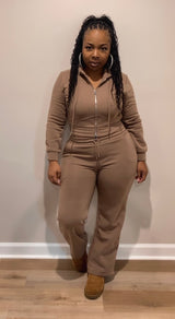 So Hood Jogger Set (Mocha)