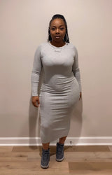 Ms. Body Dress (Grey)