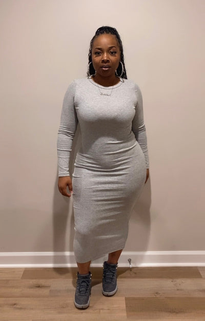 Ms. Body Dress (Grey)
