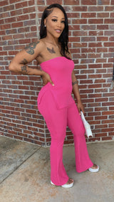 Ribbed Tube Set (Fuchsia)