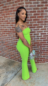 Ribbed Tube Set (Lime)