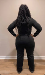 So Hood Jogger Set (Black)