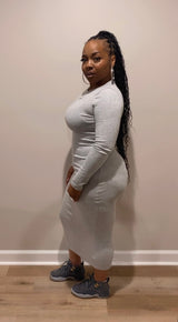 Ms. Body Dress (Grey)