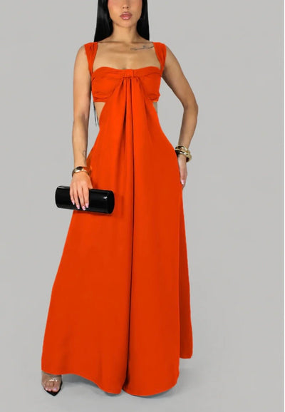 Dolly Jumpsuit (Orange)