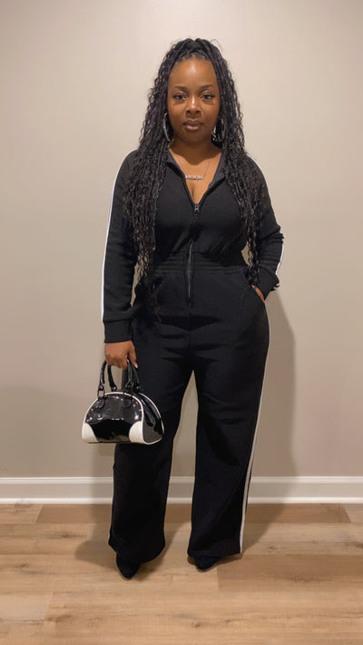 Swaggy Chill Jumpsuit (Black)