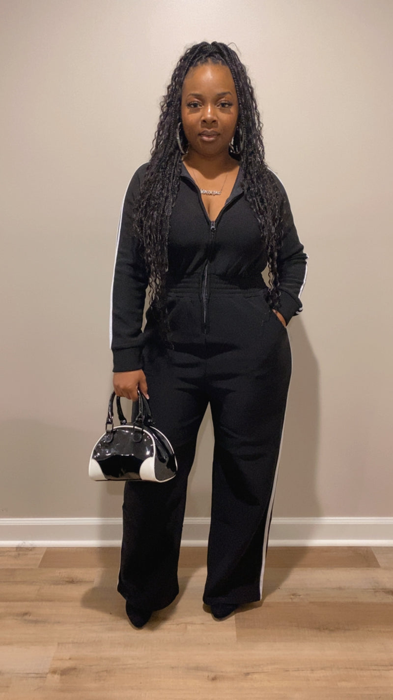 Swaggy Chill Jumpsuit (Black)