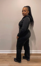 So Hood Jogger Set (Black)