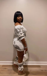 3 Piece Knit Set (White)